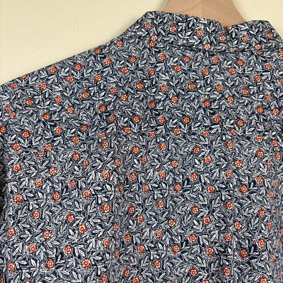 NWT Perry Ellis 100% Cotton Slim Fit Dress Shirt Size Large In Eclipse - Picture 10 of 10